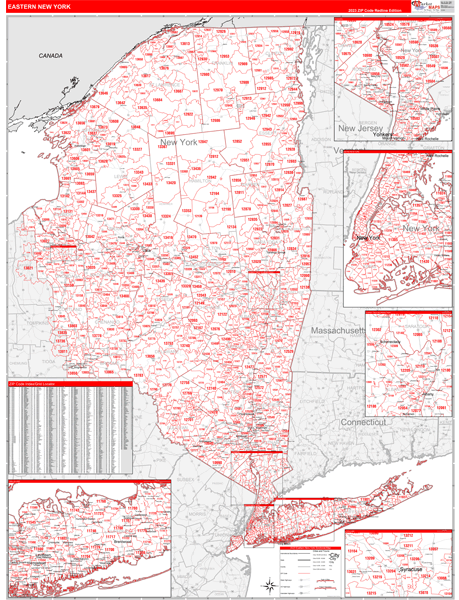 New York Eastern Sectional Map